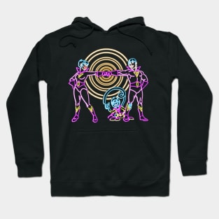 Wonder Twins neon Hoodie